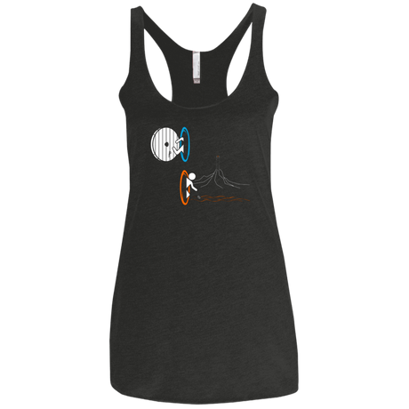 T-Shirts Vintage Black / X-Small Not a Simply Portal Women's Triblend Racerback Tank