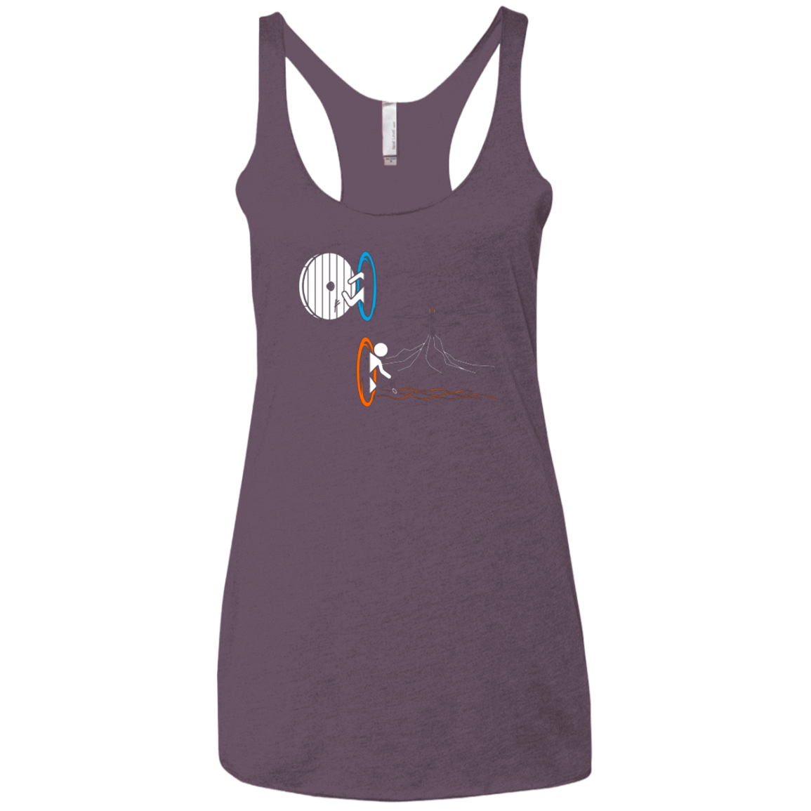 T-Shirts Vintage Purple / X-Small Not a Simply Portal Women's Triblend Racerback Tank