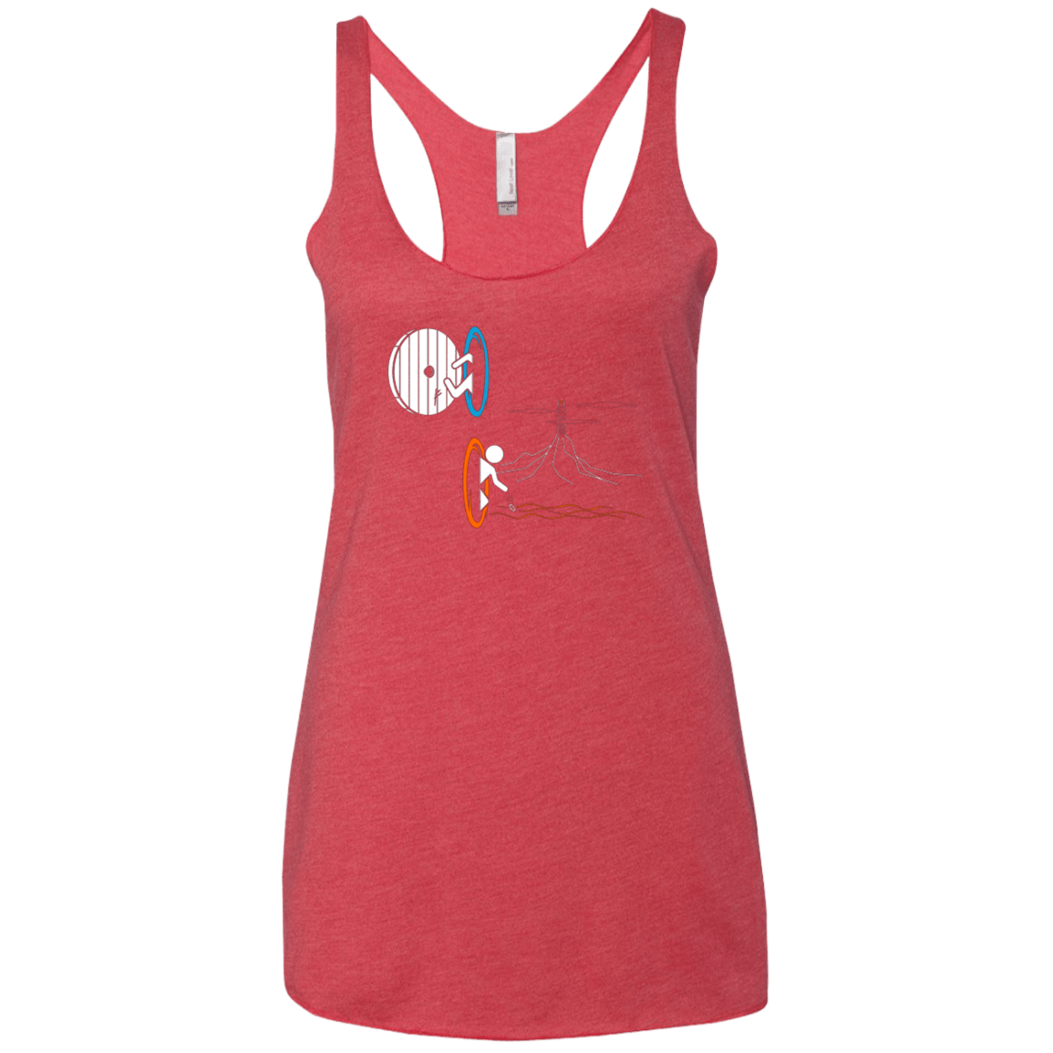 Not a Simply Portal Women's Triblend Racerback Tank