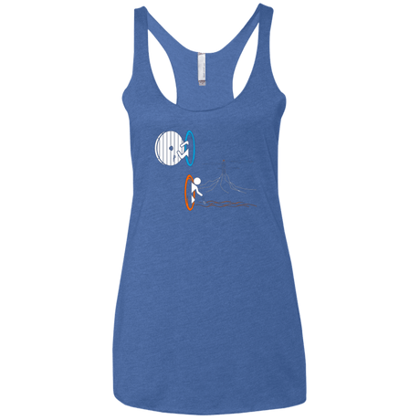 T-Shirts Vintage Royal / X-Small Not a Simply Portal Women's Triblend Racerback Tank
