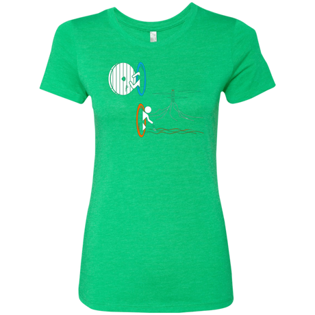 T-Shirts Envy / Small Not a Simply Portal Women's Triblend T-Shirt