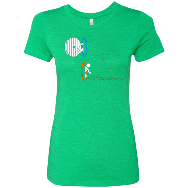 T-Shirts Envy / Small Not a Simply Portal Women's Triblend T-Shirt