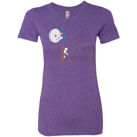 T-Shirts Purple Rush / Small Not a Simply Portal Women's Triblend T-Shirt