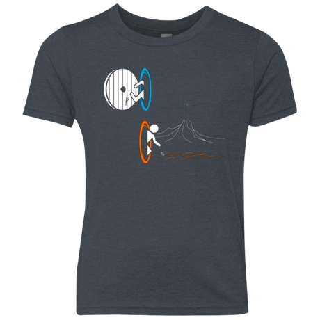 T-Shirts Vintage Navy / YXS Not a Simply Portal Youth Triblend T-Shirt