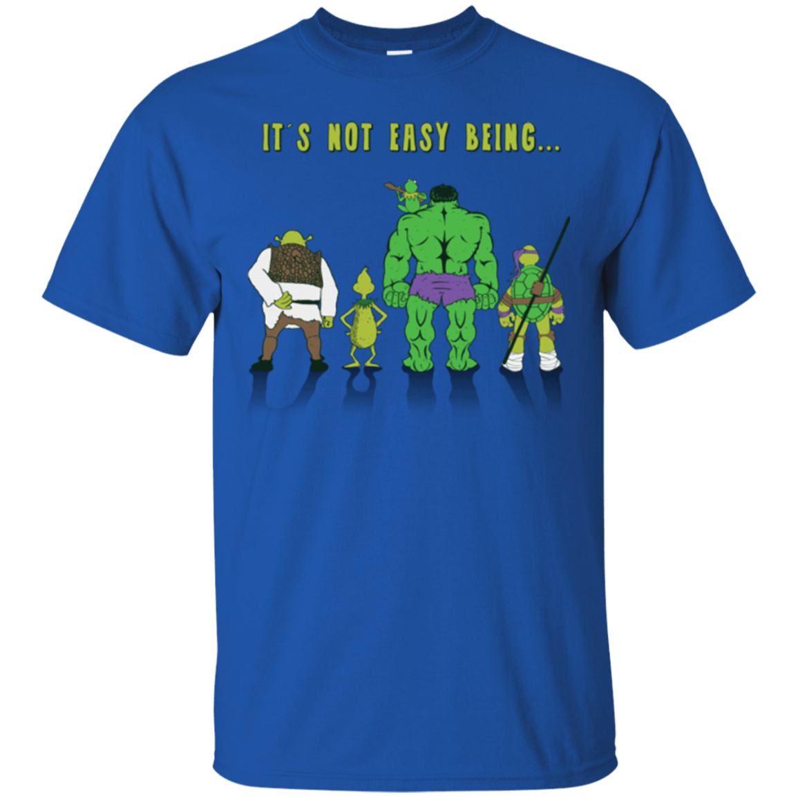 T-Shirts Royal / Small Not Easy Being Green T-Shirt
