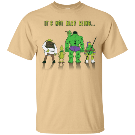 T-Shirts Vegas Gold / Small Not Easy Being Green T-Shirt