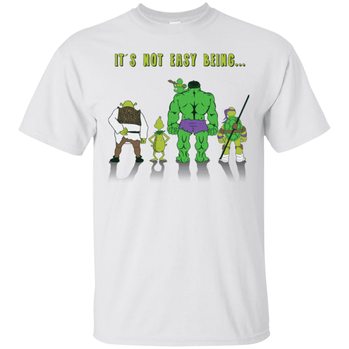 T-Shirts White / Small Not Easy Being Green T-Shirt