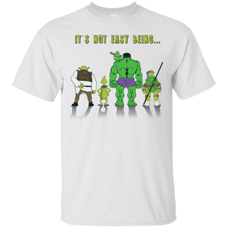 T-Shirts White / Small Not Easy Being Green T-Shirt