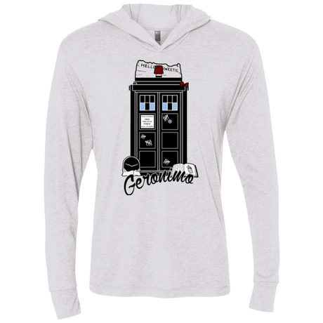 T-Shirts Heather White / X-Small Not Forgotten Eleven Triblend Long Sleeve Hoodie Tee