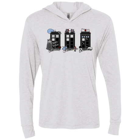 T-Shirts Heather White / X-Small Not Forgotten Triblend Long Sleeve Hoodie Tee