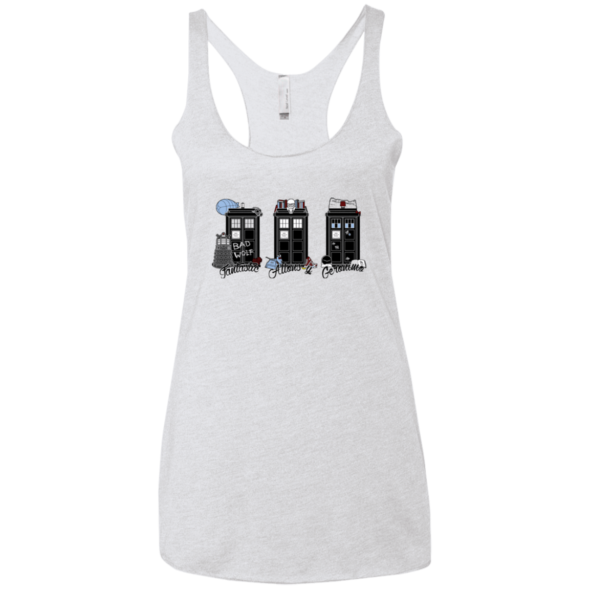 T-Shirts Heather White / X-Small Not Forgotten Women's Triblend Racerback Tank