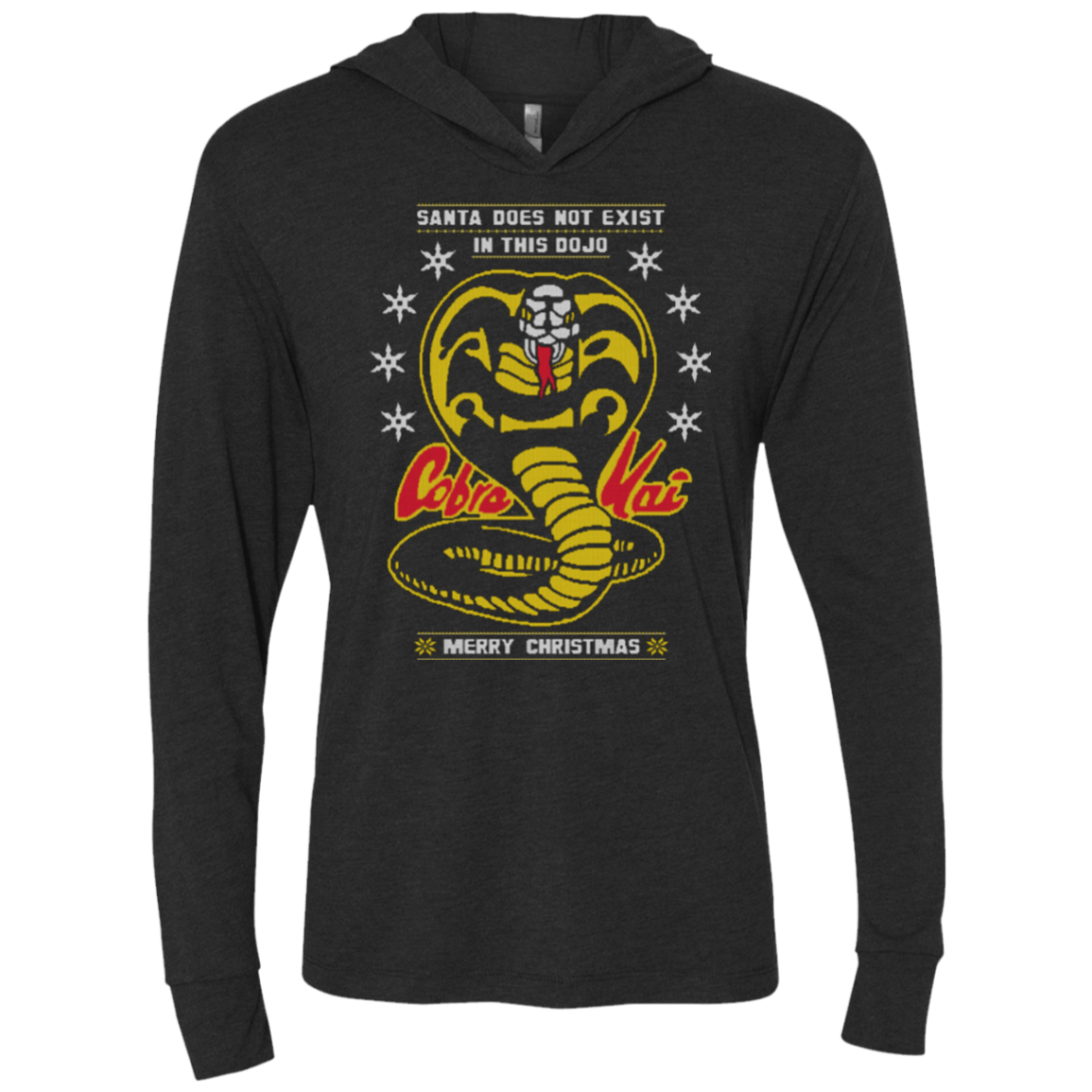 T-Shirts Vintage Black / X-Small NOT IN THIS DOJO Triblend Long Sleeve Hoodie Tee