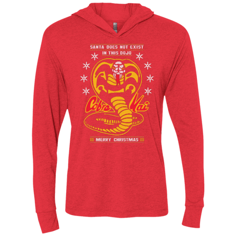 T-Shirts Vintage Red / X-Small NOT IN THIS DOJO Triblend Long Sleeve Hoodie Tee