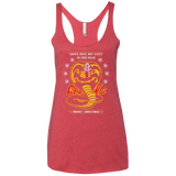 T-Shirts Vintage Red / X-Small NOT IN THIS DOJO Women's Triblend Racerback Tank