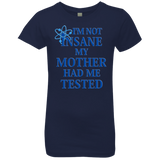 T-Shirts Midnight Navy / YXS Not insane Girls Premium T-Shirt