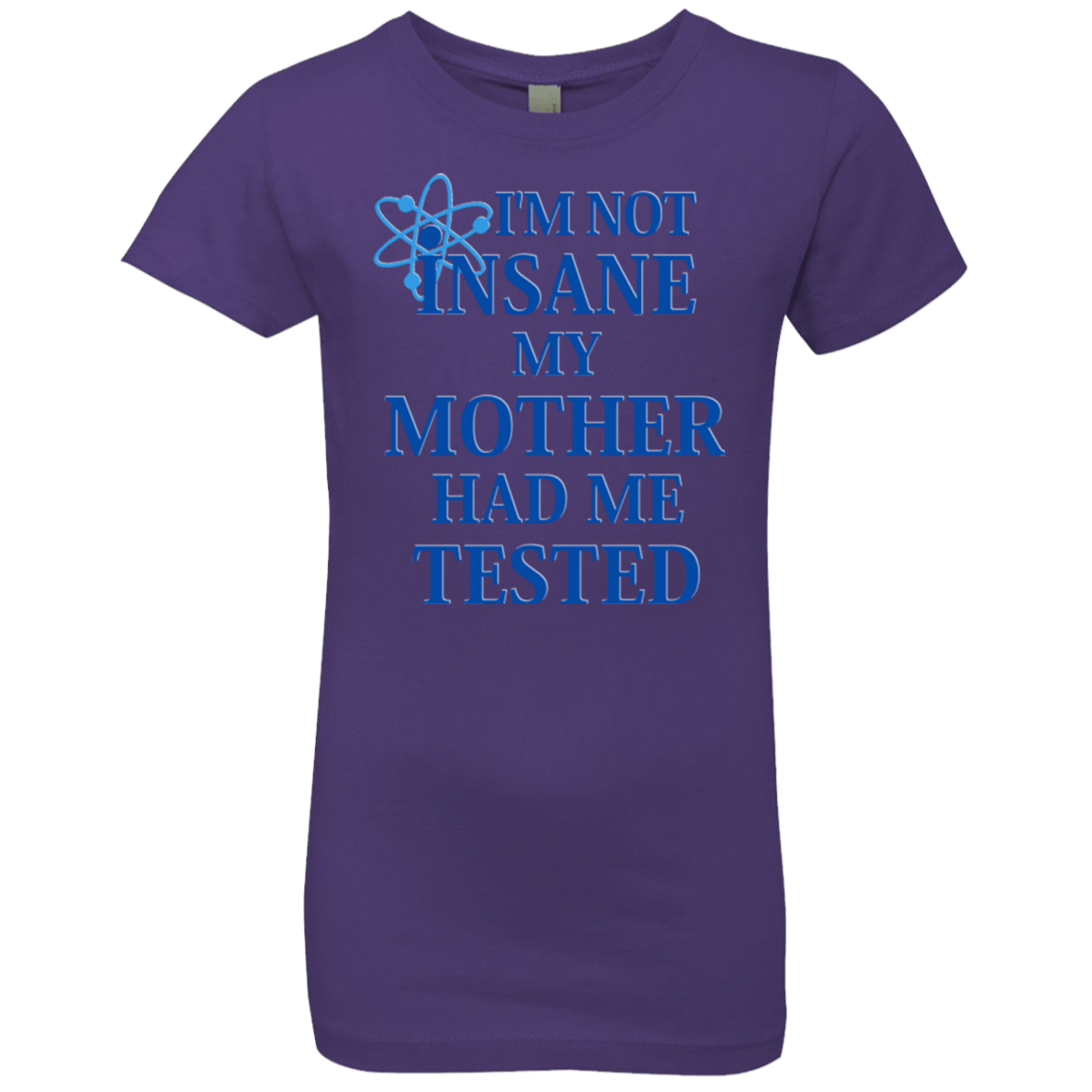 T-Shirts Purple Rush / YXS Not insane Girls Premium T-Shirt