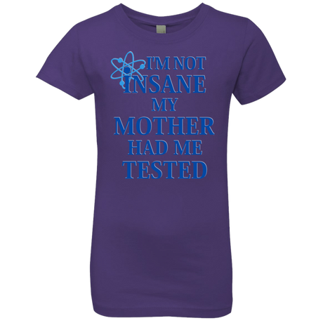 T-Shirts Purple Rush / YXS Not insane Girls Premium T-Shirt