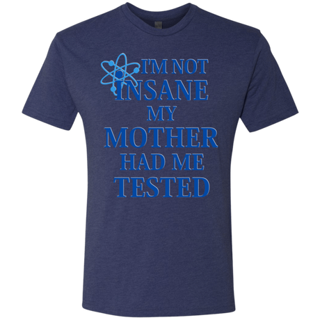 T-Shirts Vintage Navy / Small Not insane Men's Triblend T-Shirt