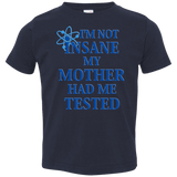 T-Shirts Navy / 2T Not insane Toddler Premium T-Shirt