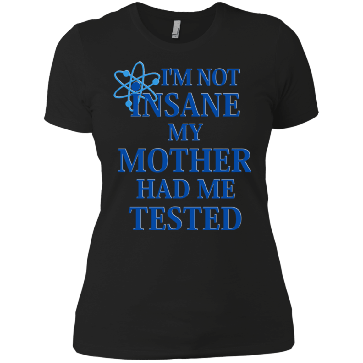 T-Shirts Black / X-Small Not insane Women's Premium T-Shirt