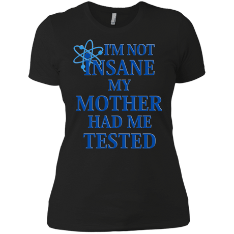 T-Shirts Black / X-Small Not insane Women's Premium T-Shirt