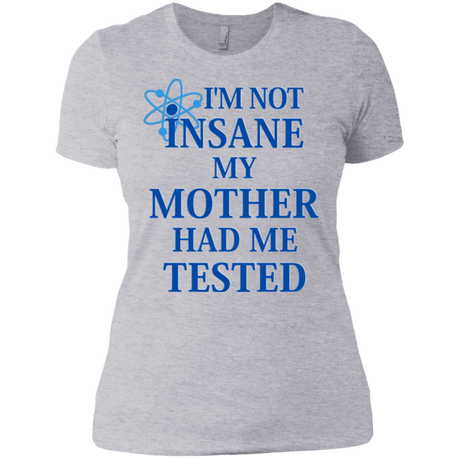 T-Shirts Heather Grey / X-Small Not insane Women's Premium T-Shirt