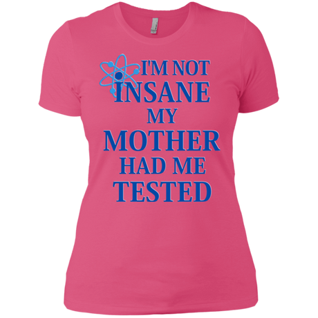 T-Shirts Hot Pink / X-Small Not insane Women's Premium T-Shirt