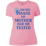 T-Shirts Light Pink / X-Small Not insane Women's Premium T-Shirt
