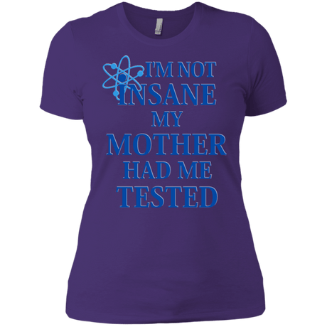 T-Shirts Purple / X-Small Not insane Women's Premium T-Shirt