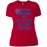 T-Shirts Red / X-Small Not insane Women's Premium T-Shirt