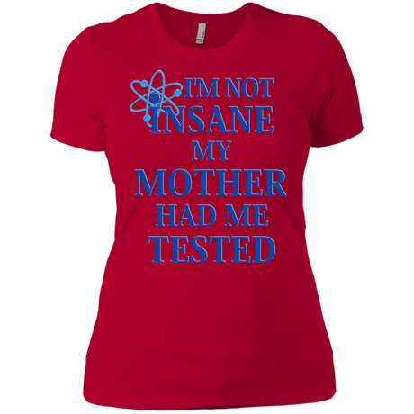 T-Shirts Red / X-Small Not insane Women's Premium T-Shirt