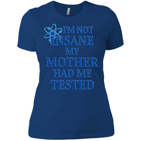 T-Shirts Royal / X-Small Not insane Women's Premium T-Shirt