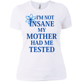 T-Shirts White / X-Small Not insane Women's Premium T-Shirt