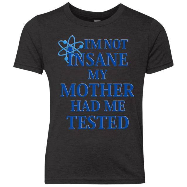 T-Shirts Vintage Black / YXS Not insane Youth Triblend T-Shirt