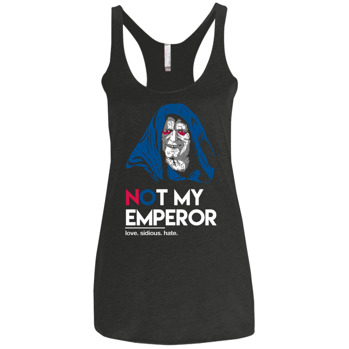 T-Shirts Vintage Black / X-Small Not my Emperor Women's Triblend Racerback Tank