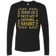 T-Shirts Black / Small Not my shirt Men's Premium Long Sleeve