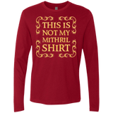T-Shirts Cardinal / Small Not my shirt Men's Premium Long Sleeve