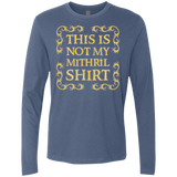T-Shirts Indigo / Small Not my shirt Men's Premium Long Sleeve