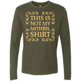 T-Shirts Military Green / Small Not my shirt Men's Premium Long Sleeve