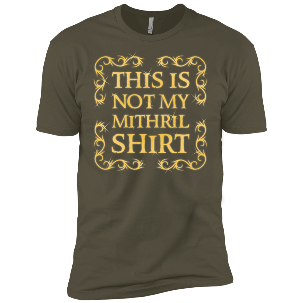 T-Shirts Military Green / X-Small Not my shirt Men's Premium T-Shirt