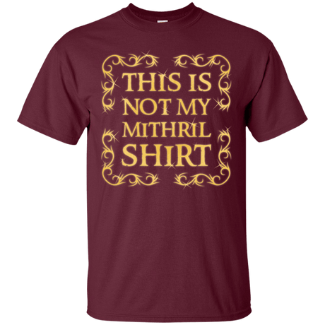 T-Shirts Maroon / Small Not my shirt T-Shirt