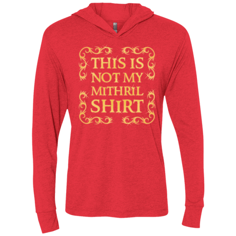 T-Shirts Vintage Red / X-Small Not my shirt Triblend Long Sleeve Hoodie Tee