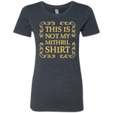 T-Shirts Vintage Navy / Small Not my shirt Women's Triblend T-Shirt