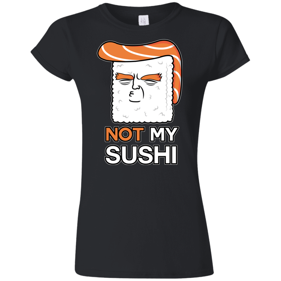 T-Shirts Black / S Not My Sushi Junior Slimmer-Fit T-Shirt