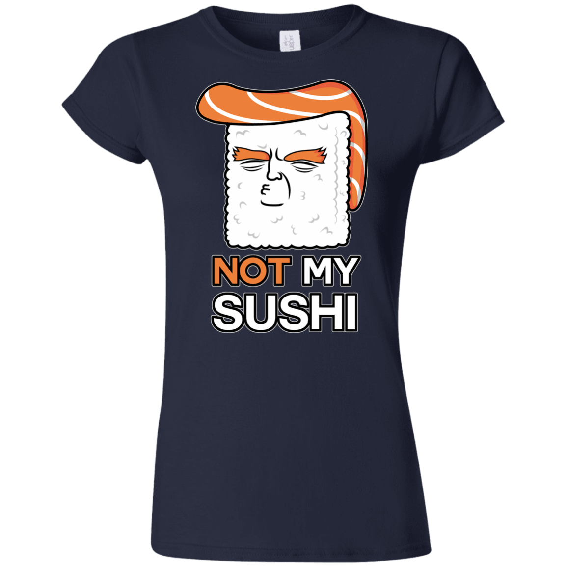 T-Shirts Navy / S Not My Sushi Junior Slimmer-Fit T-Shirt