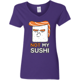 T-Shirts Purple / S Not My Sushi Women's V-Neck T-Shirt