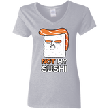 T-Shirts Sport Grey / S Not My Sushi Women's V-Neck T-Shirt