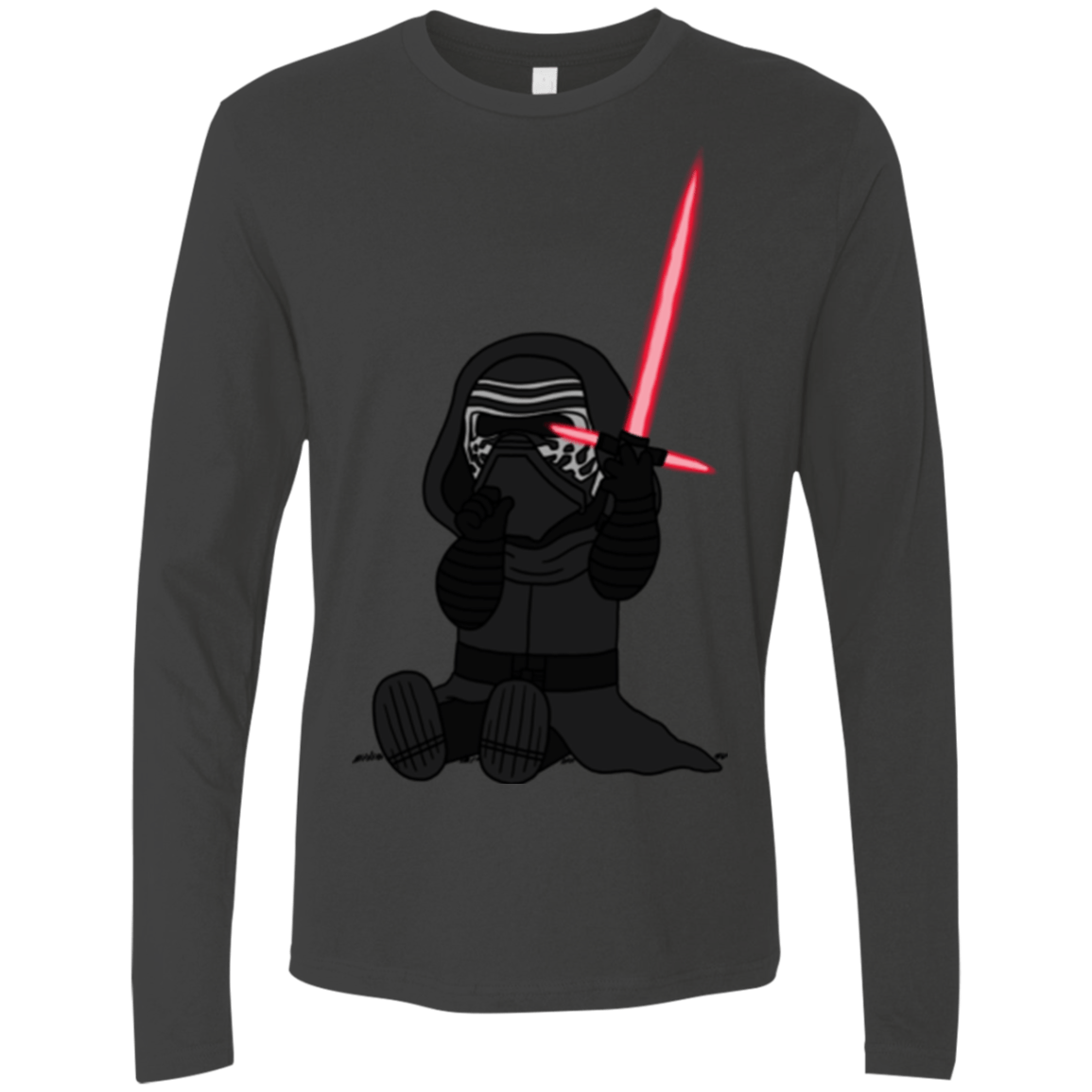 T-Shirts Heavy Metal / S Not Secure Sword Men's Premium Long Sleeve