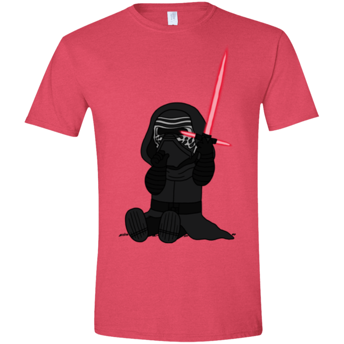 T-Shirts Heather Red / S Not Secure Sword Men's Semi-Fitted Softstyle