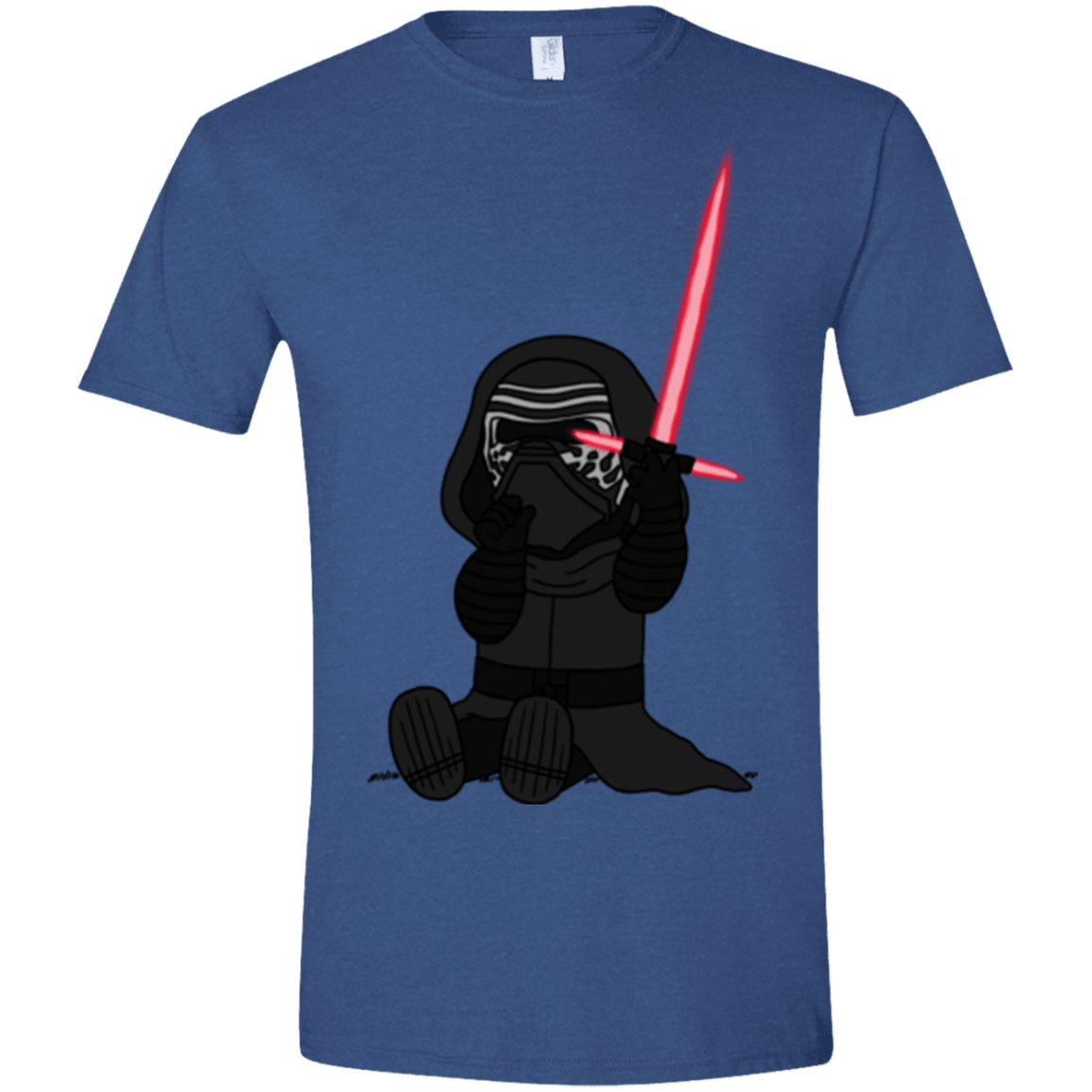 T-Shirts Heather Royal / X-Small Not Secure Sword Men's Semi-Fitted Softstyle